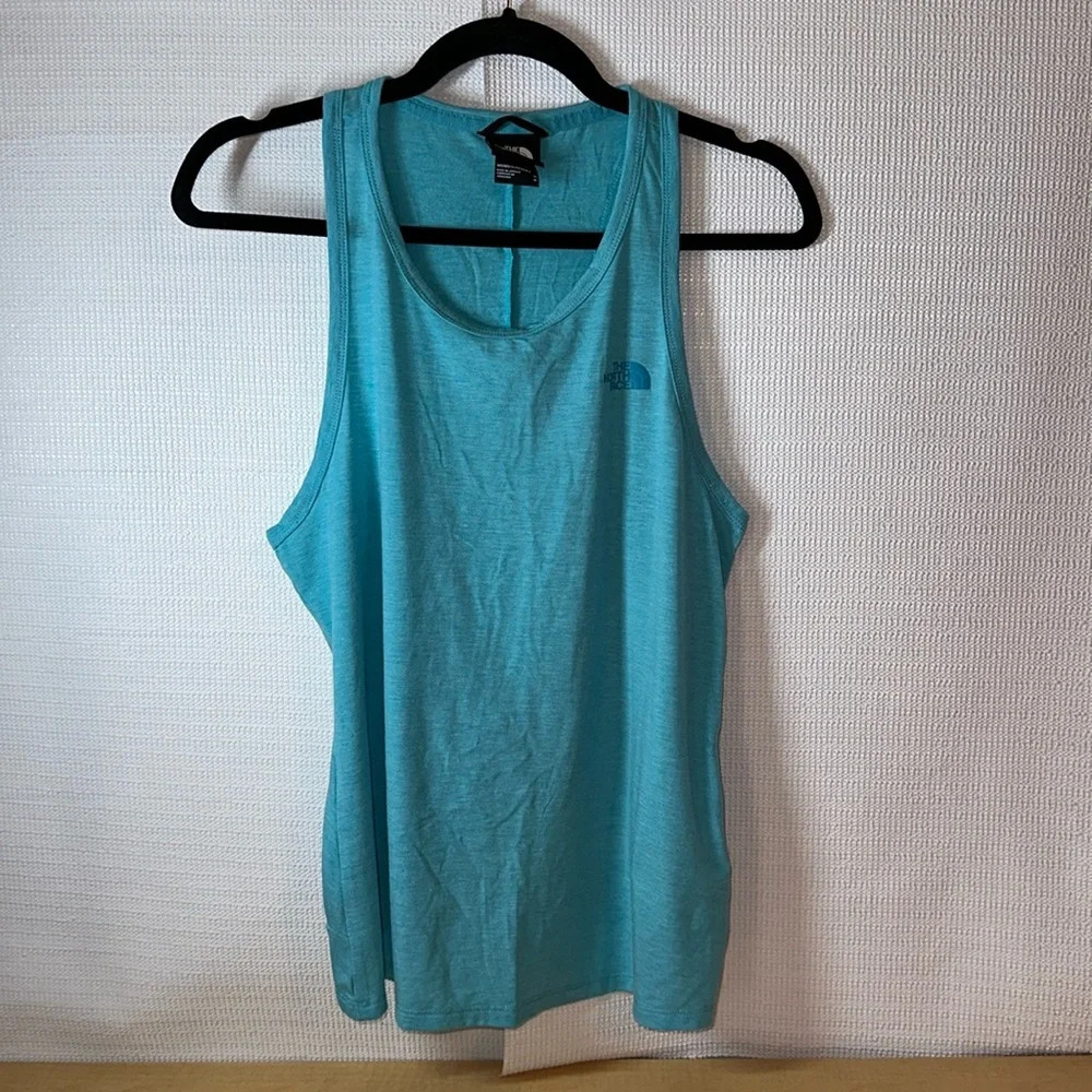 NORTH FACE Womens Medium Tank Top Scrunched Back Performace